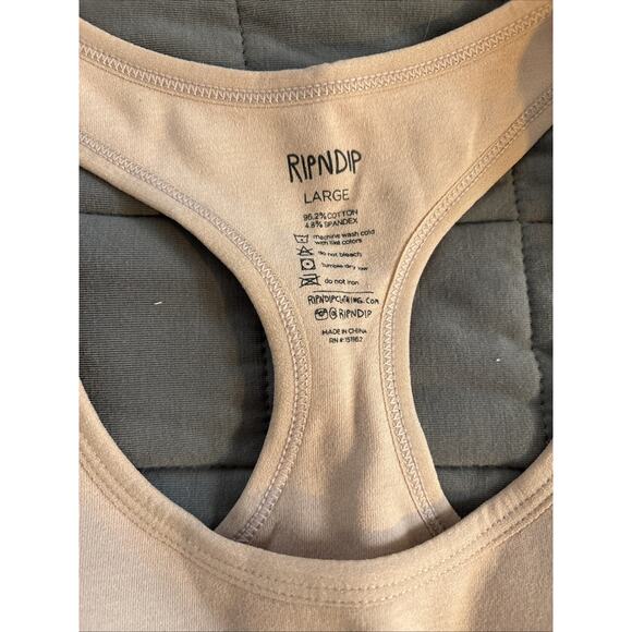 RIPNDIP Peeking Nermal Sports Bra Beige Size Large - Picture 3 of 3